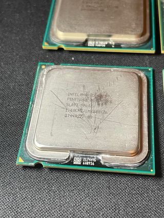 4 procesadores Intel Dual Core y Core 2 Duo