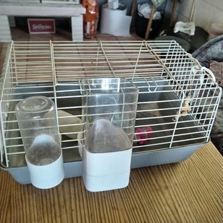 Jaula roedores - Gris y Blanca PRECIO NEGOCIABLE