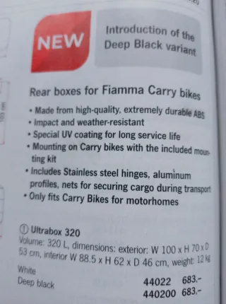 Arcón Fiamma ultrabox 320 !!!!OPORTUNIDAD!!!!