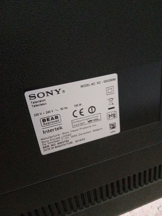 Sony Smart TV 65" - TV Negro