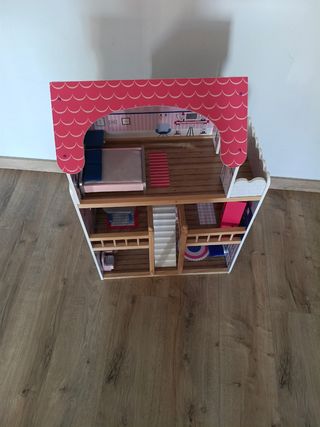 Casa Muñecas 3 Plantas Madera