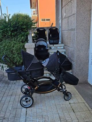 Carro gemelar Zoom Asalvo ABC