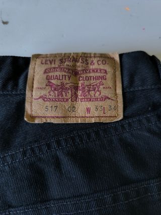 Vaqueros Levis negros