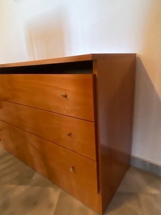 2 Mesitas noche madera - Cómoda