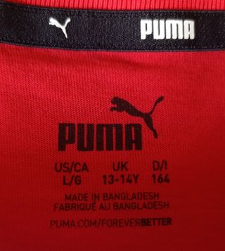 2 T-shirt Puma ragazzo 13/14 anni ottime condizion