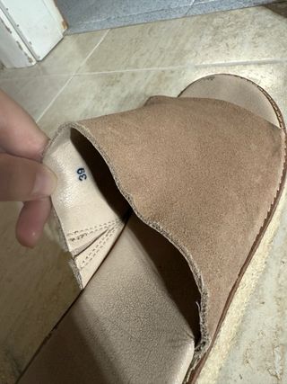 Sandalias plataforma marrón