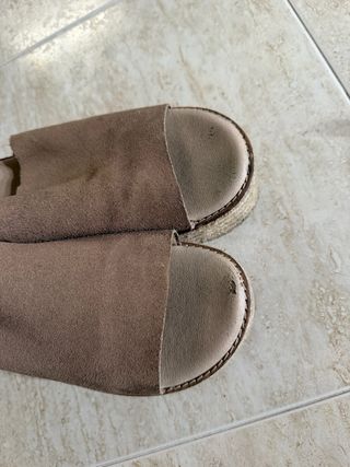 Sandalias plataforma marrón
