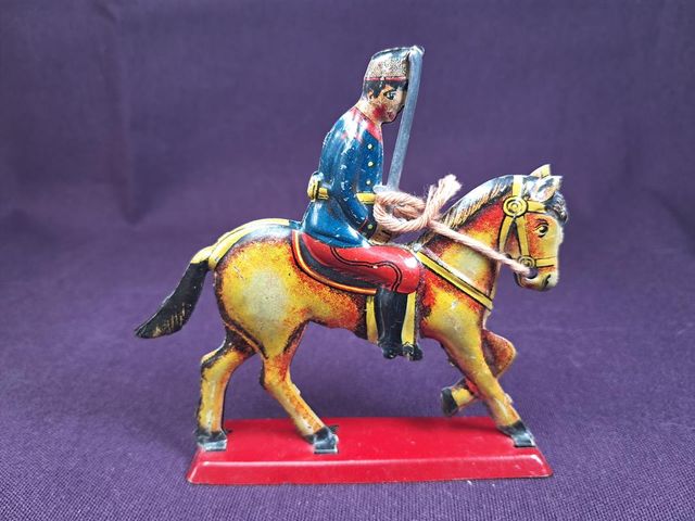 JUGUETE ANTIGUO-ANTIGUO SOLDADO DE CABALLERIA PAYÁ de segunda mano