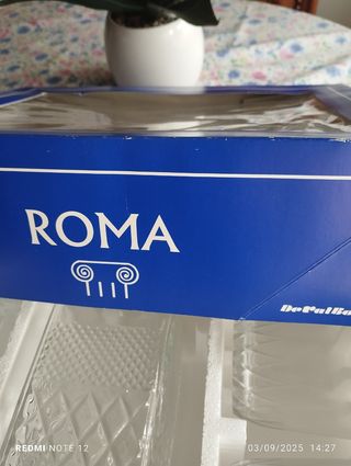 Juego vasos y botella cristal