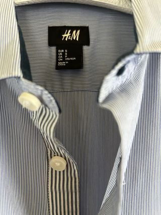 Camicia H&M a righe blu