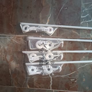 4 Rieles IRJA Ikea 140cm blancos