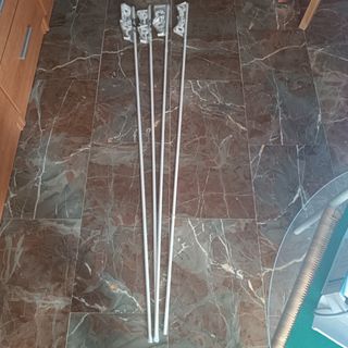 4 Rieles IRJA Ikea 140cm blancos