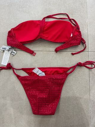 Bikini rosso glitter