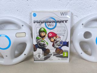 Mario Kart Wii - Juego Wii + 2 Volantes