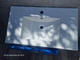 Lavabo porcelana 80cm - como nuevo
