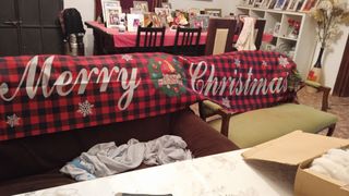 Bandera Navidad - Rojo y Negro