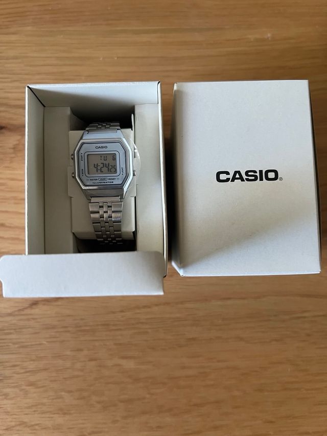 Orologio Casio vintage argento