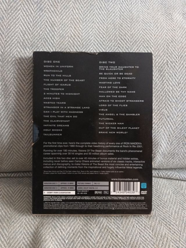 Iron Maiden - Visions of the Beast DVD