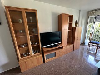 Mueble TV salón madera - 4 piezas