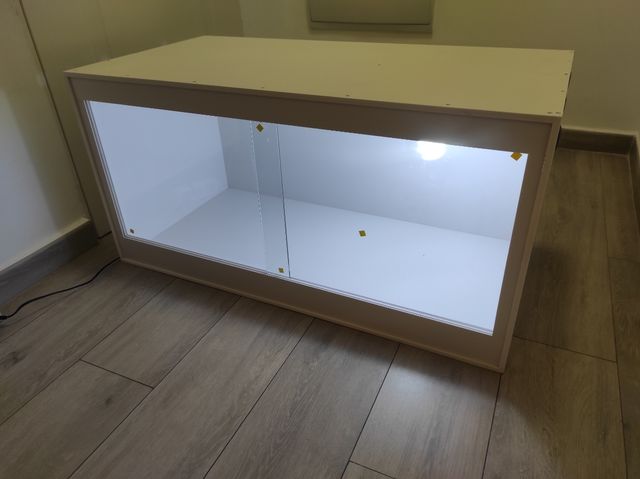 Terrario PVC Reptiles Blanco