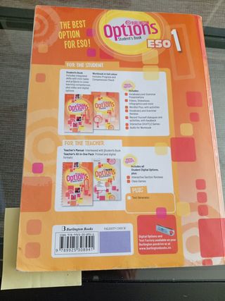 Options 1ESO Student's Book