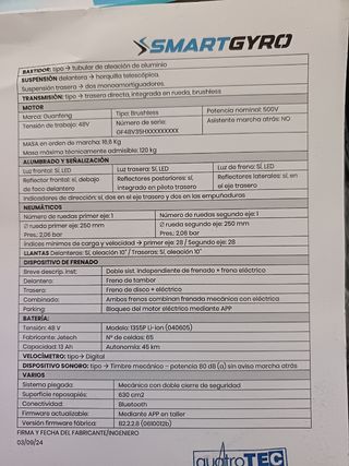 Patinete SmartGyro K2 - Eléctrico