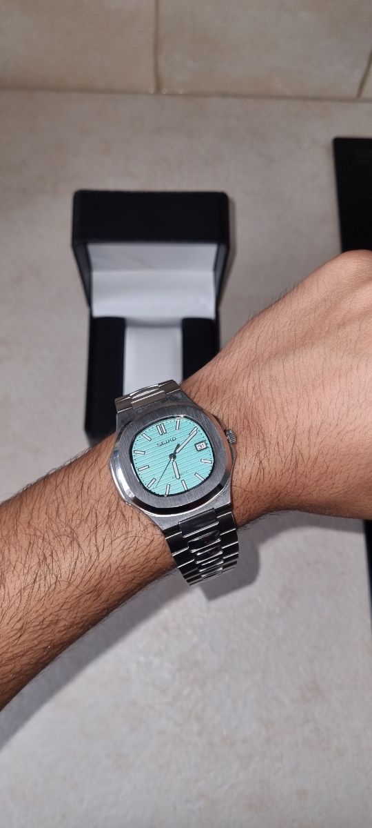 Reloj Seiko Mod Nautilus | Pulsera Plata