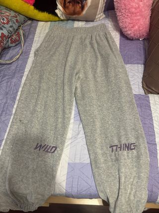Pantalones Bershka Grises Talla S