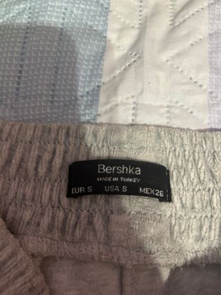 Pantalones Bershka Grises Talla S