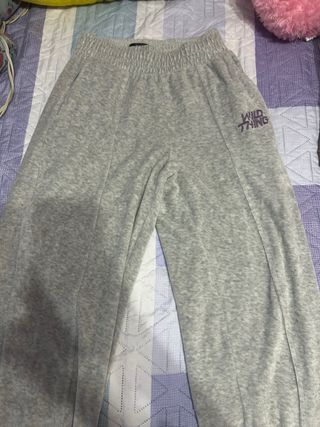 Pantalones Bershka Grises Talla S