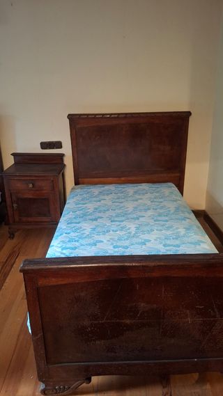 2 camas madera antiguas