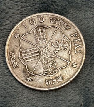 Moneda 100 Ptas antigua España