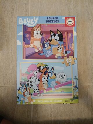 Puzzles Bluey y Peppa Pig