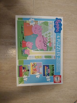 Puzzles Bluey y Peppa Pig