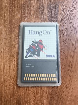 Videojuego Sega Card Hang On - Máster System I