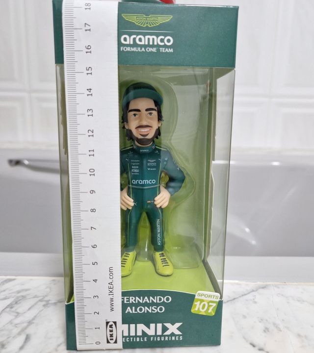 Miniatura Fernando Alonso Aston Martin,PRECINTADO