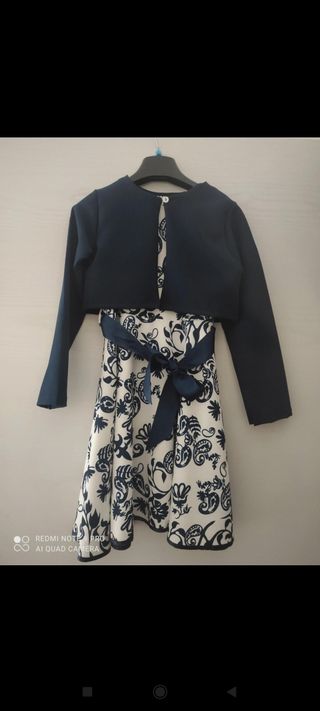 Vestito taglia S bambina cerimonia elegante,