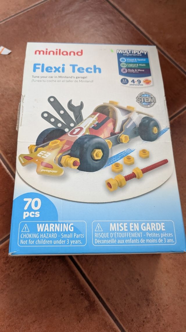 Miniland Flexi Tech - Auto da 70 pezzi