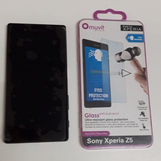 Sony Xperia Z5 nero + protezione