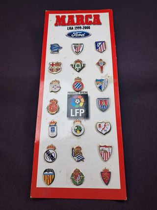 COLECCIÓN PINS- MARCA – LIGA  1999-2000 