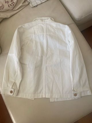 Chaqueta blanco roto niño talla 12
