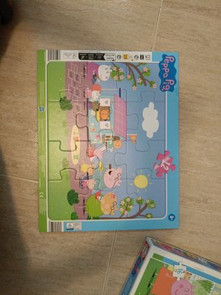 2 Puzzles Peppa Pig 12 piezas