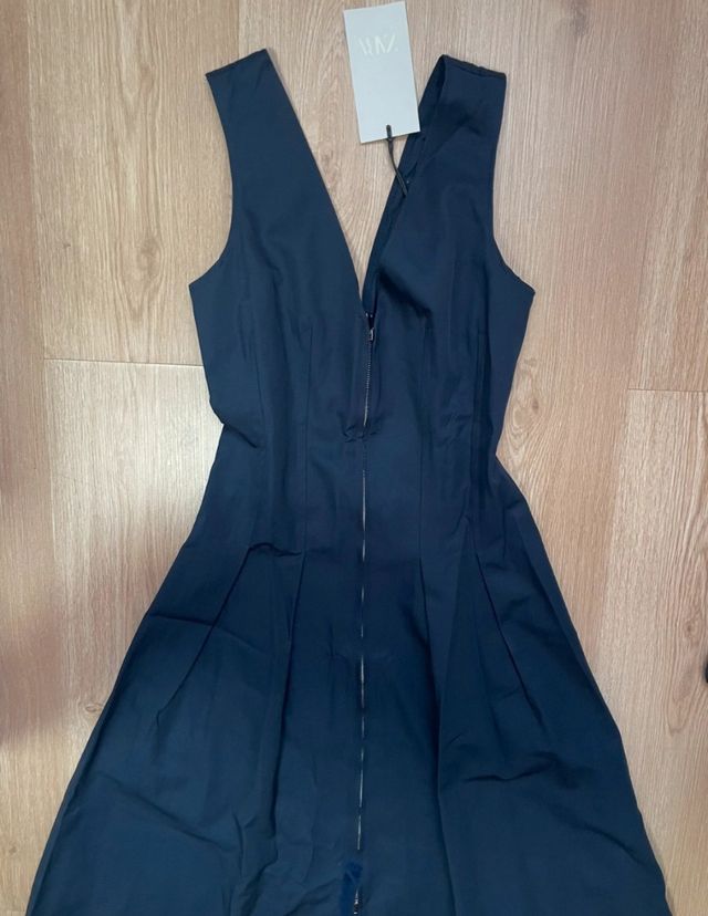 Vestido Zara marino