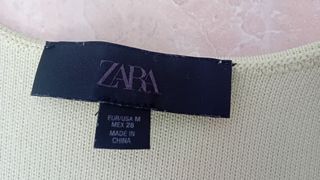 Conjunto Zara verde - falda y chaleco