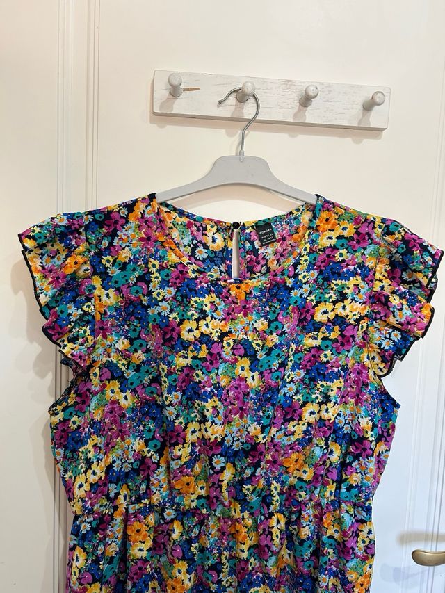 Vestido floral Shein - multicolor