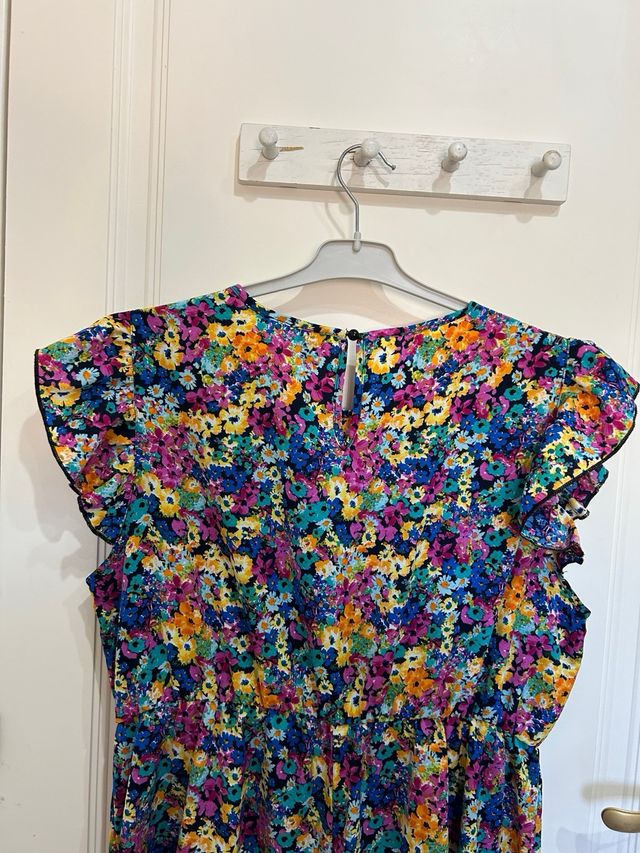 Vestido floral Shein - multicolor