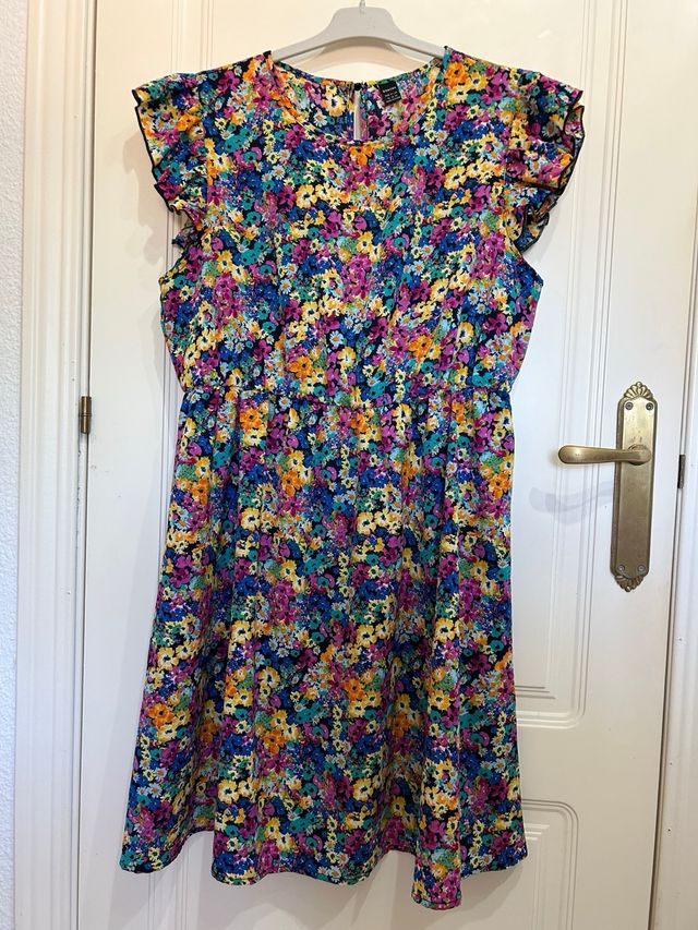 Vestido floral Shein - multicolor