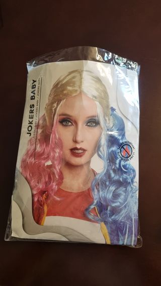 Peluca Harley Quinn novia del jocker