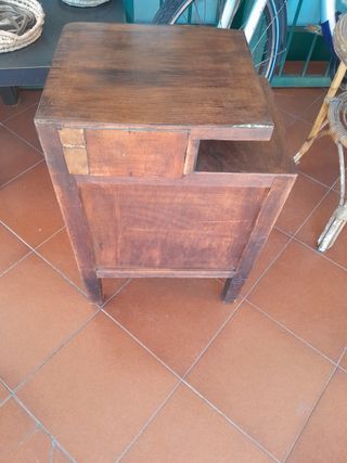 Comodino vintage legno