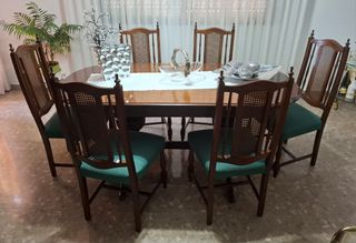 Mueble Comedor Madera - 6 Sillas